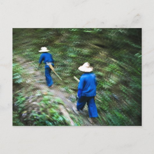 Trekking door het Thaise Oerwoud Briefkaart (Voorkant)