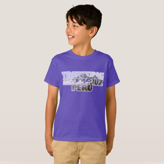 Trekking Santa Cruz Trail, Peru T-shirt (Voorkant volledig)