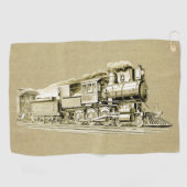 Trekking van de stuurmachinemotor golfhanddoek (Horizontaal)