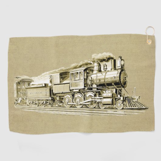 Trekking van de  stuurmachinemotor golfhanddoek (Horizontaal)