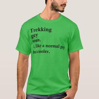 Trekking ventje Funny Camping Definitie cadeau T-shirt