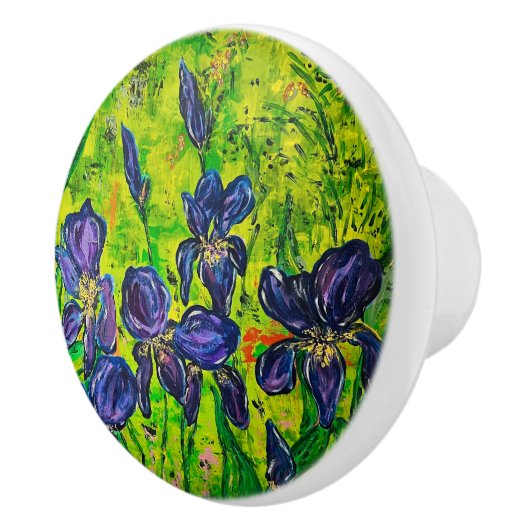 Trekknop iris keramische knop (Rechts)