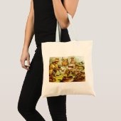 trekkonijnen tote bag (Voorkant (product))