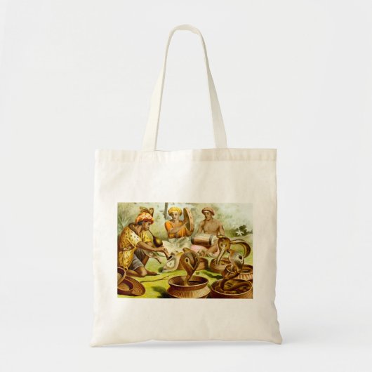 trekkonijnen tote bag (Voorkant)