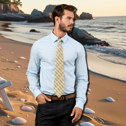 trekkreeftenpatroon stropdas