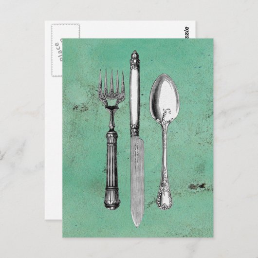  trekkunst briefkaart (Voorkant / Achterkant)