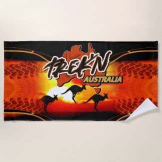 Trek'n Australia Handdoek