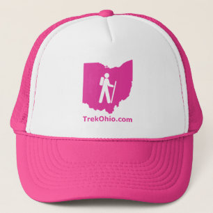 TrekOhio Trucker Hat, Hot Pink Pet