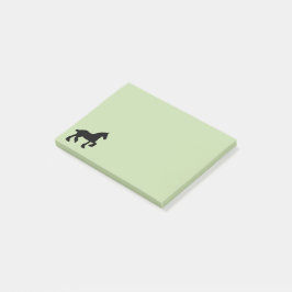 trekpaard-silhouet post-it® notes