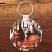 trekpaard sleutelhanger (Voorkant)