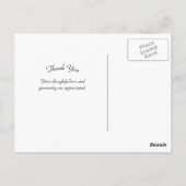 Trekpaard Team Bedankt Briefkaart (Achterkant)