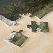 trekpaardenlandschap legpuzzel (Zijkant)