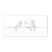 Trekvogel Rubberstempel (Afrduk)