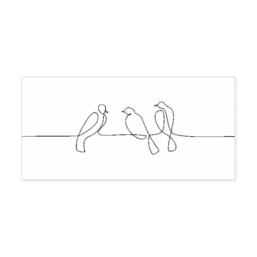 Trekvogel Rubberstempel (Afrduk)