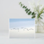 trekvogels briefkaart (Staand voorkant)