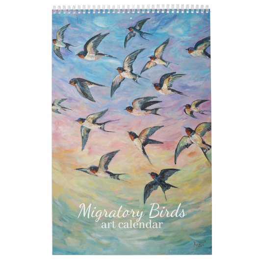 Trekvogels kunst kalender (Hoes)