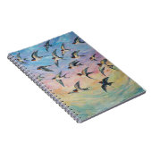 Trekvogels kunst notitieboek (Rechterzijde)