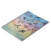 Trekvogels kunst notitieboek (Linkerzijde)