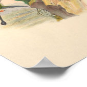  trekvogels Kunst vogeldruppelcactus Poster (Hoek)