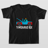 Trekvrachtwagenbestuurder TRex Dinosaurus Herstel  T-shirt (Laagn)