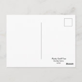 Trekzandhillkraanvogels Briefkaart (Achterkant)