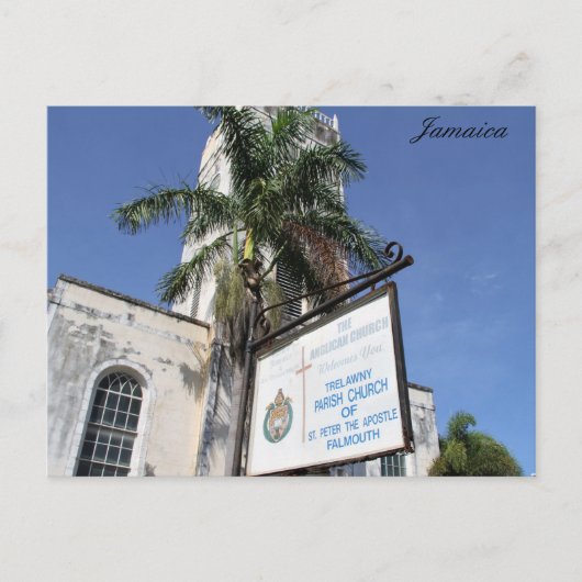 Trelawny Parish Church Falmouth Jamaica, photo Briefkaart (Voorkant)