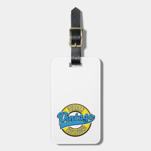 Trelleborg Zweden  logo Bagagelabel (Voorkant verticaal)