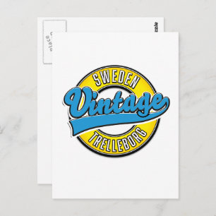 Trelleborg Zweden logo Briefkaart