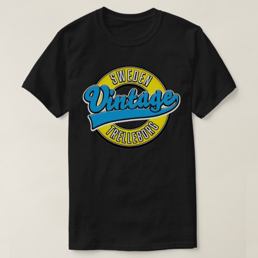 Trelleborg Zweden  stijl T-shirt (Design voorkant)