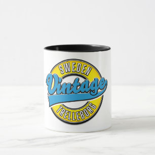 Trelleborg Zweden vintage logo Mok