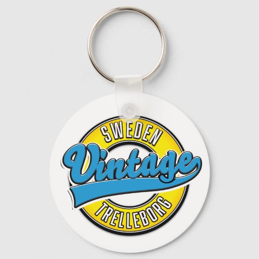 Trelleborg Zweden vintage logo Sleutelhanger (Voorkant)
