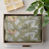 Trellis Birds William Morris Paarse Bloemen Tissuepapier (Geschenk)