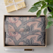 Trellis Birds William Morris Paarse  Bloemen Tissuepapier (Geschenk)