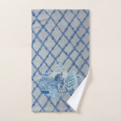 Trellis Cane Blue & White Ginger Jar Handdoek (Handdoek)