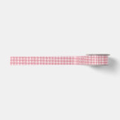 Trellis Cherry Red - Wit Satijnen Lint (Voorkant)