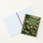  Trellis en Peach Rambling Roos Garden Notitieboek (Binnen)