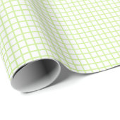 Trellis Lente Groen - Wit Cadeaupapier (Rol Hoek)