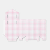 Trellis Licht Roze - Wit Bedankdoosjes (Uitgevouwen)