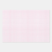 Trellis Licht Roze - Wit Inpakpapier Vel (Voorkant 3)