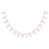 Trellis Licht Roze - Wit Vlaggetjes (Alle)