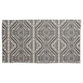 Trellis moderne streepvierkanten en diamanten kussensloop