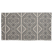 Trellis moderne streepvierkanten en diamanten kussensloop (Voorkant-Links)