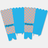 Trellis Patroon Blauwe achtergrond Bedankdoosjes (Ongevouwen)