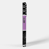 Trellis Pattern Foto Collage & Monogram Case-Mate iPhone Case (Achterkant / Rechts)