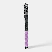 Trellis Pattern Foto Collage & Monogram iPhone Hoesje (Linkerkant)