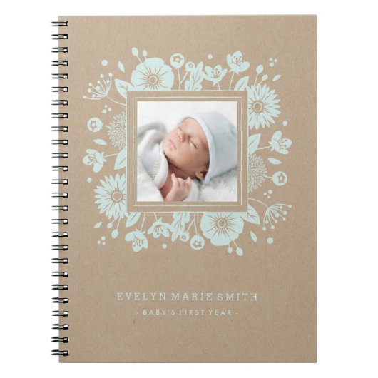 Trellis Photo Journal - Mint Notitieboek (Voorkant)