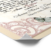 Trellis Roos - Kunst aan Lijst Gepersonaliseerd Poster (Hoek)