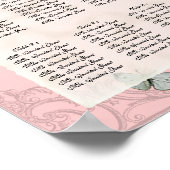 Trellis Roos  - Tabel Zetel Poster (Hoek)