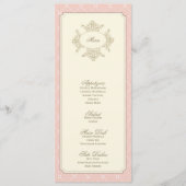 { trellis} trouwmenu menu (Voorkant)