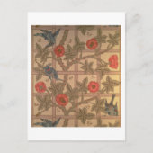 'Trellis' wallpapierontwerp, 1864 Briefkaart (Voorkant)